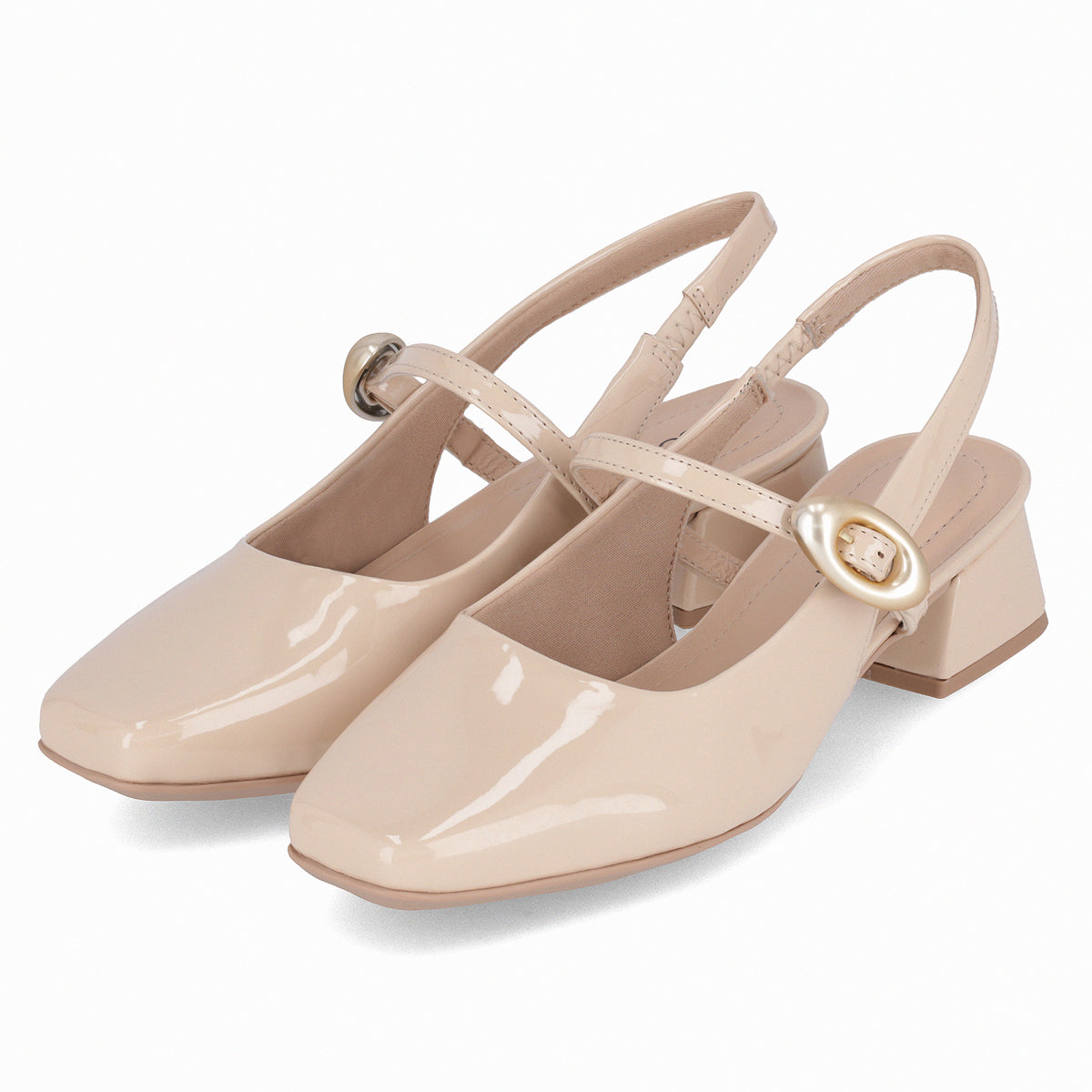 Zapato Mujer Café Claro/Charol Tati 82 Piccadilly