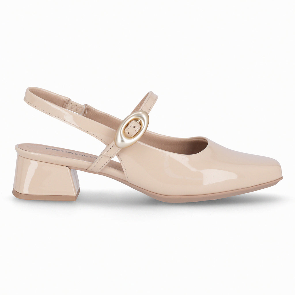 Zapato Mujer Café Claro/Charol Tati 82 Piccadilly