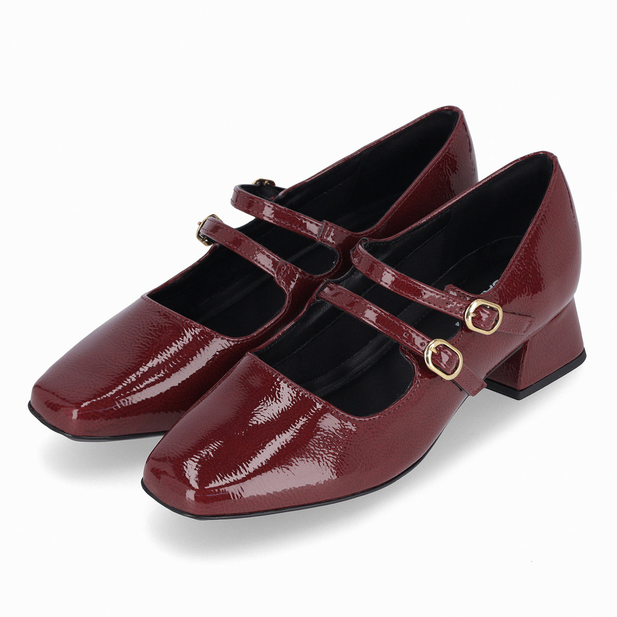 Zapato Mary Jane Mujer Burdeo/Charol Tati Piccadilly