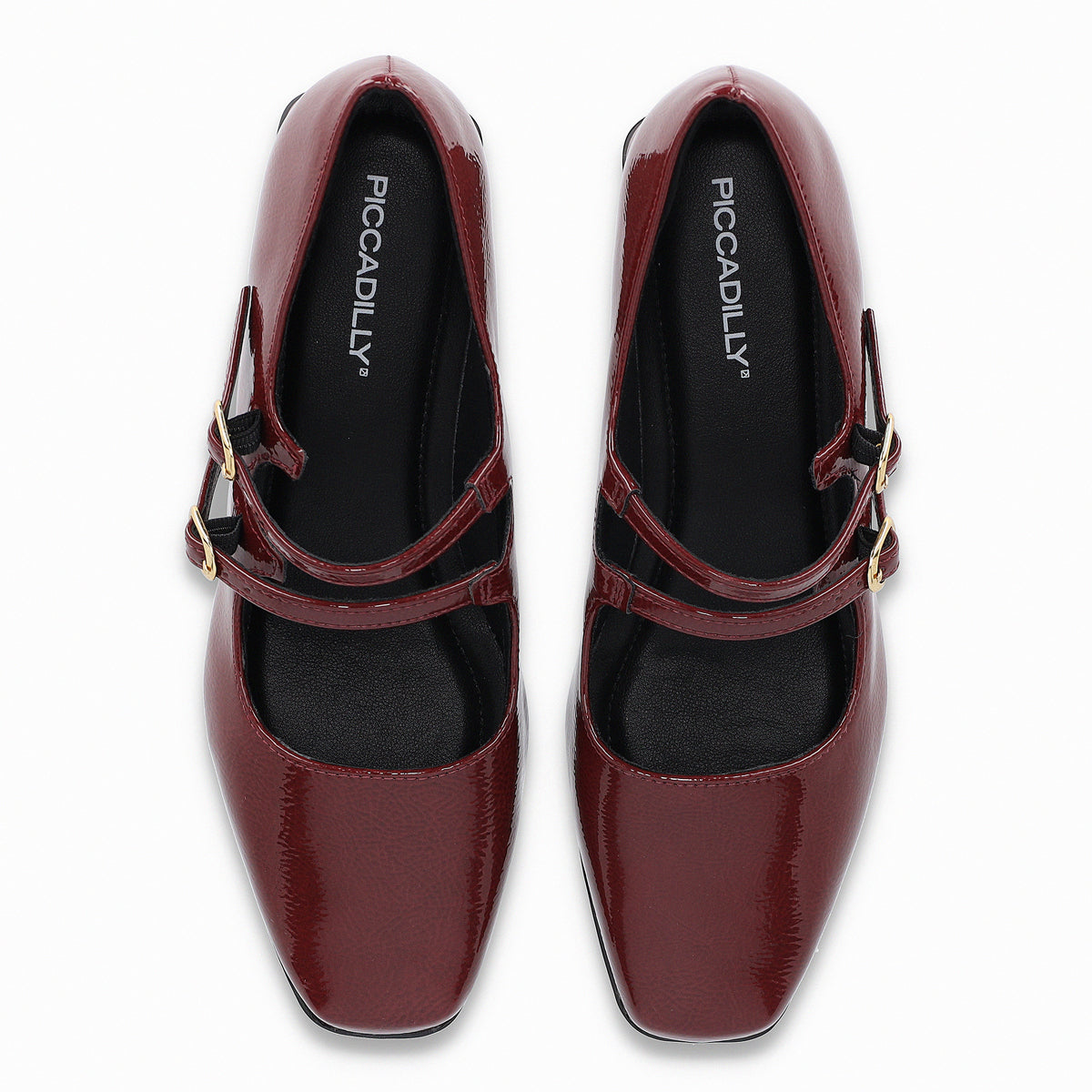 Zapato Mary Jane Mujer Burdeo/Charol Tati Piccadilly