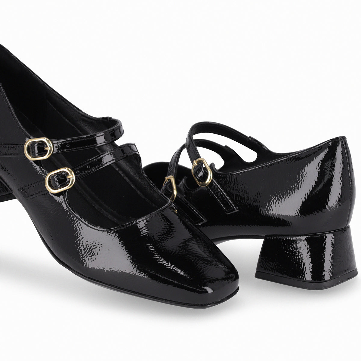 Zapato Mary Jane Mujer Negro/Charol Tati Piccadilly