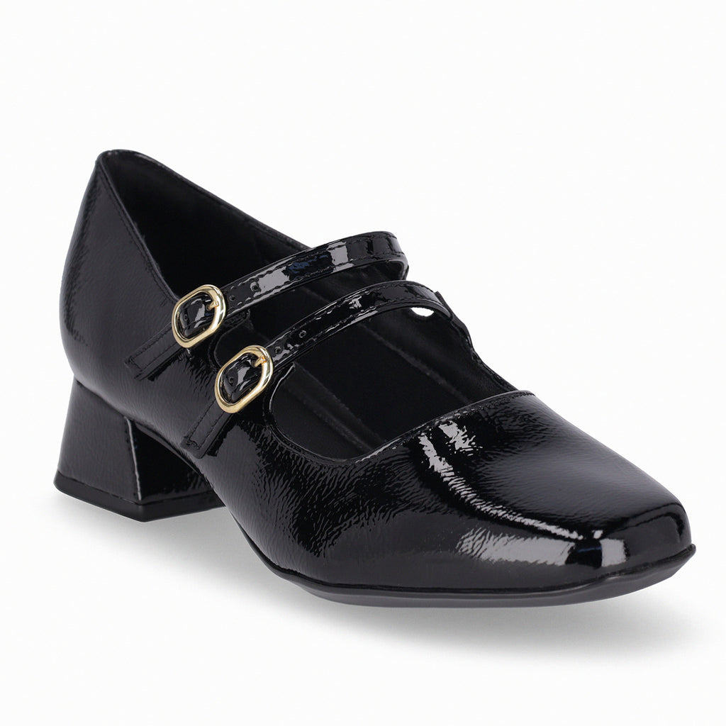 Zapato Mary Jane Mujer Negro/Charol Tati Piccadilly
