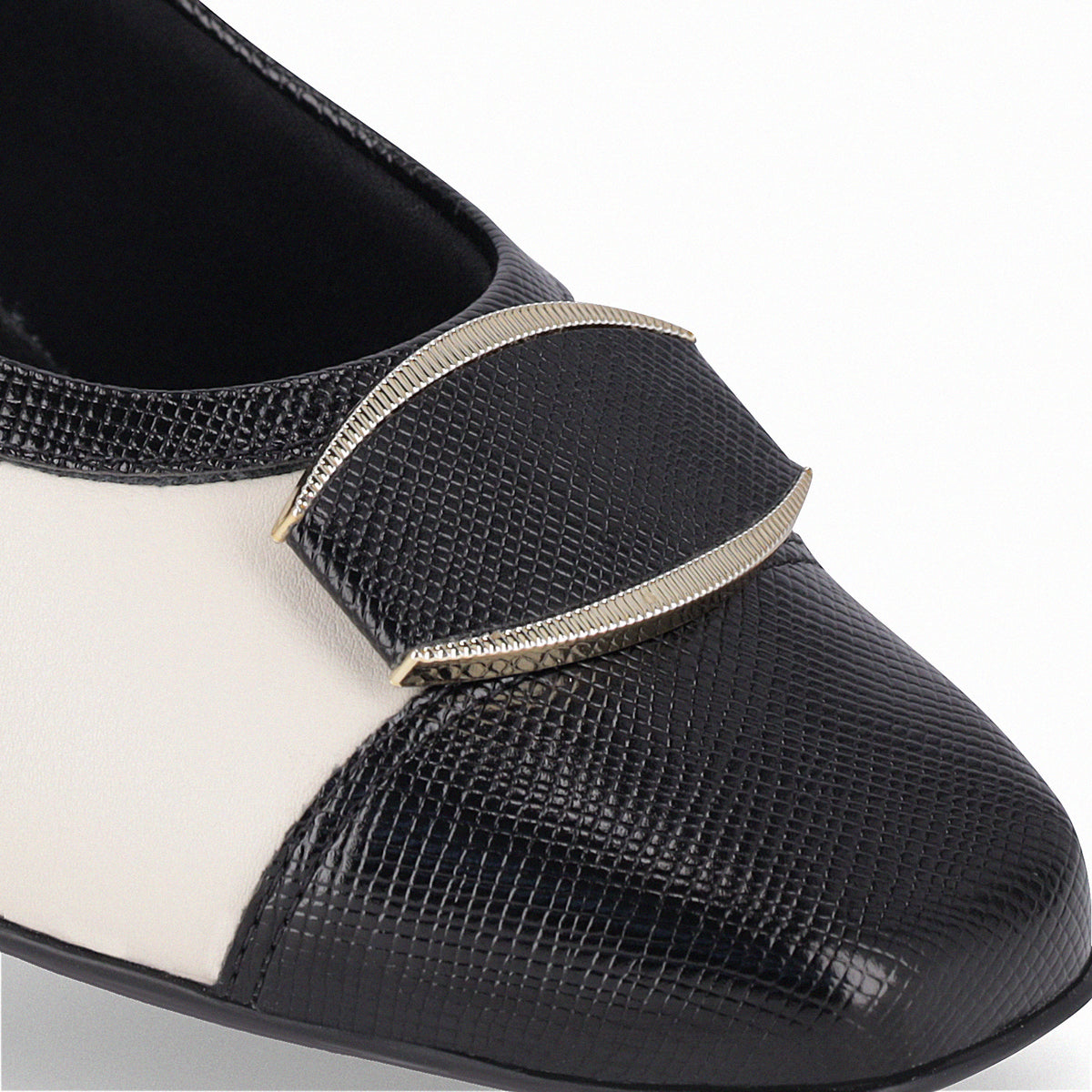 Zapato Mujer Negro/Crema Tati 417 Piccadilly