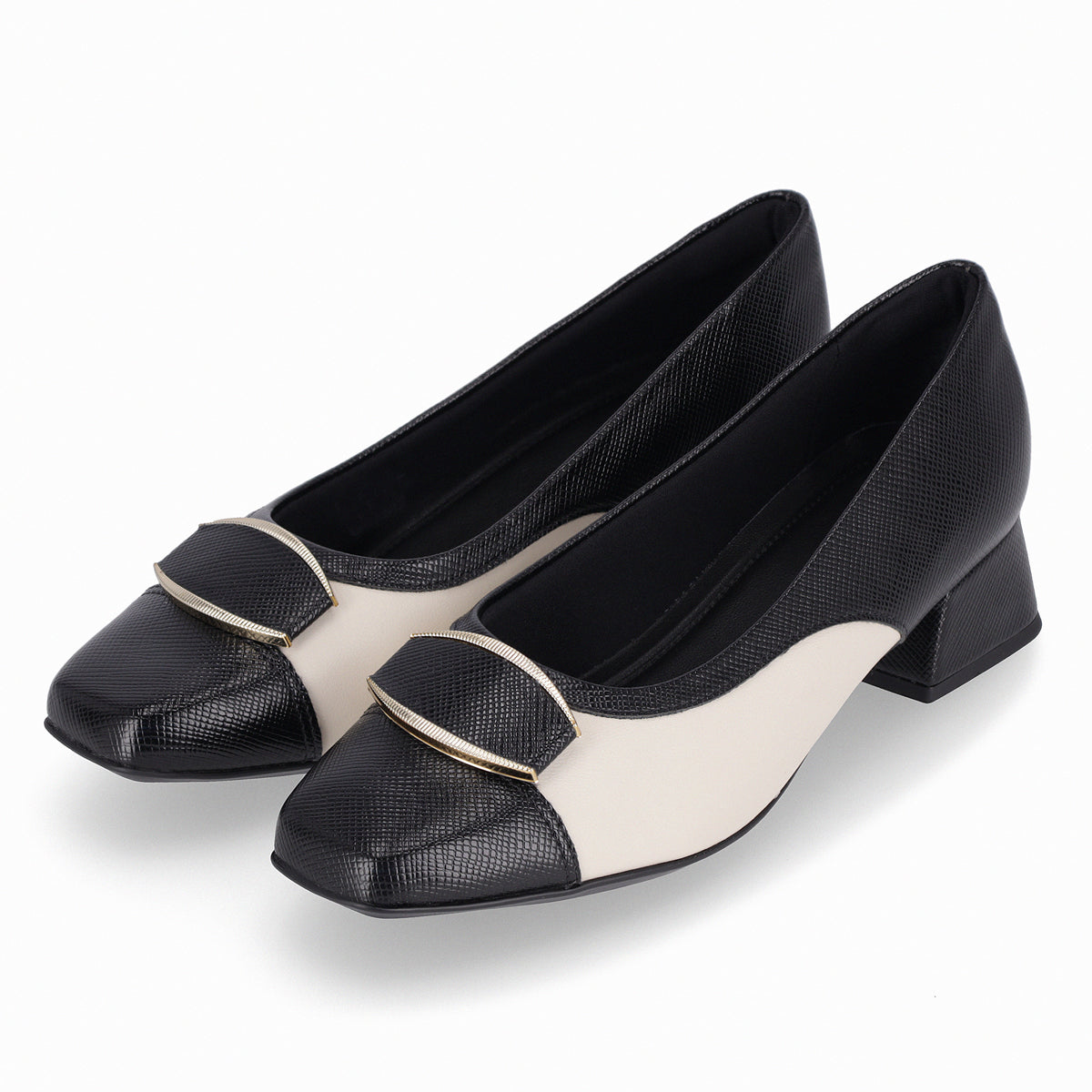 Zapato Mujer Negro/Crema Tati 417 Piccadilly