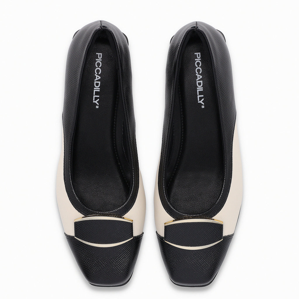 Zapato Mujer Negro/Crema Tati 417 Piccadilly