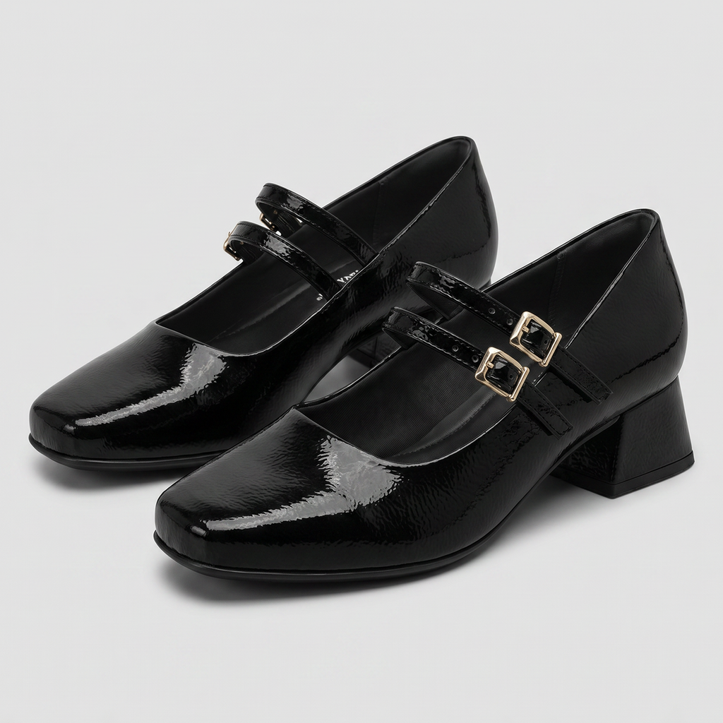 Zapato Mary Jane Negro/Charol Tati 95 Piccadilly