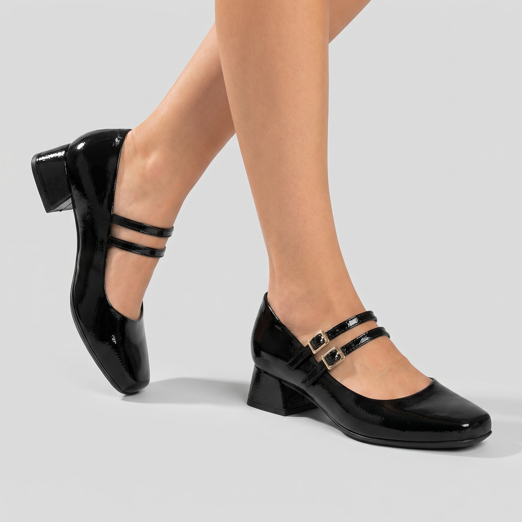 Zapato Mary Jane Negro/Charol Tati 95 Piccadilly