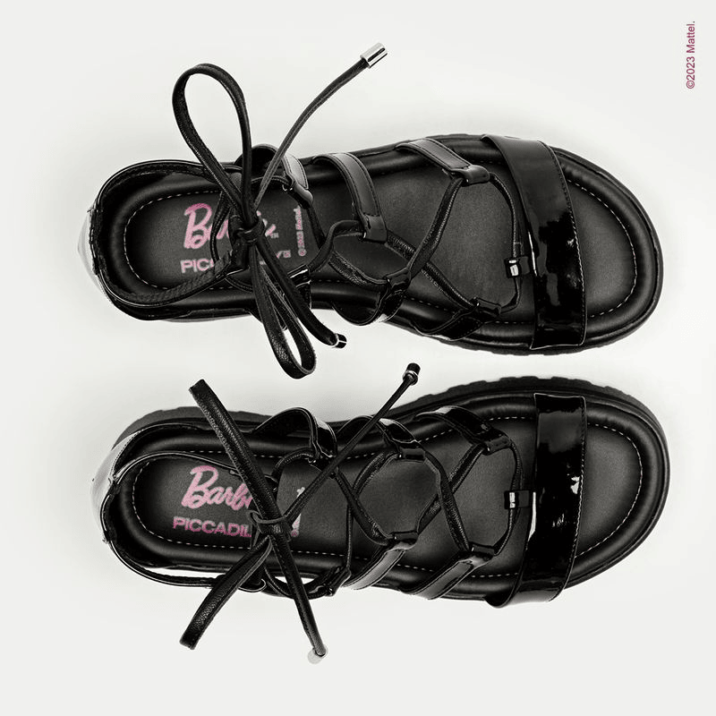 Sandalia Mujer 220072 Barbie Negro Piccadilly