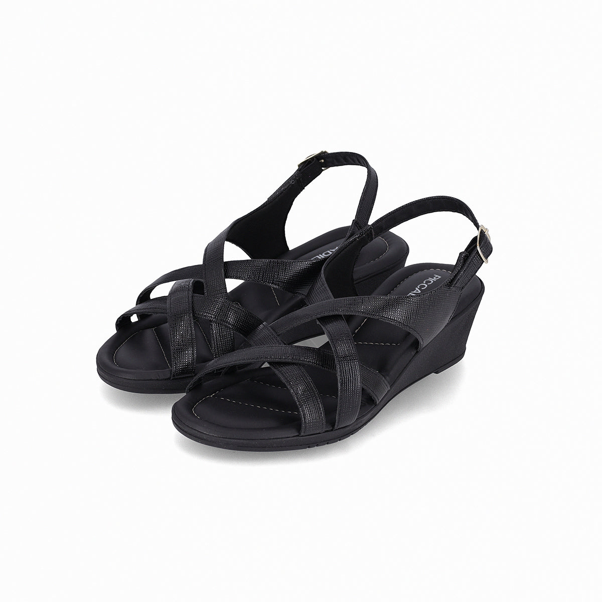 Sandalia Mujer Negro Carla Piccadilly