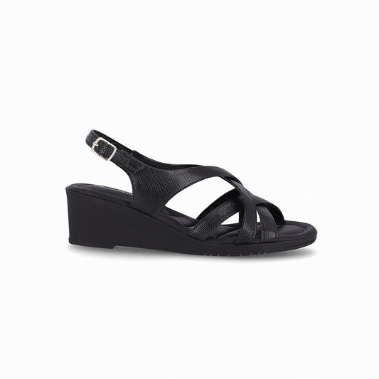 Sandalia Mujer Negro Carla Piccadilly