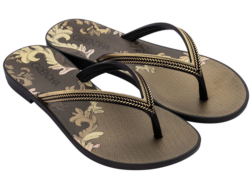 Sandalia Acai Negro Grendha