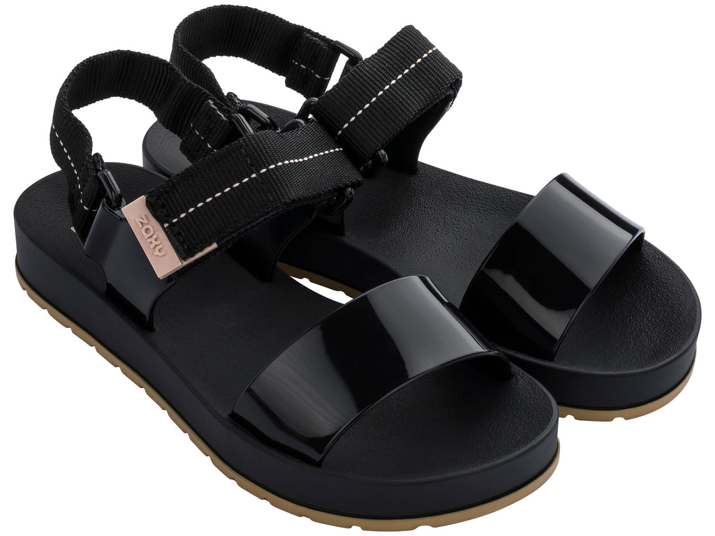 Sandalia Mujer Negro Way Zaxy