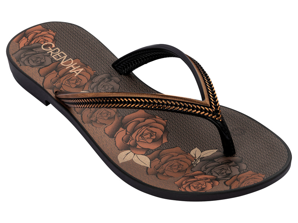 Sandalia Mujer Negro Acai Energy Grendha