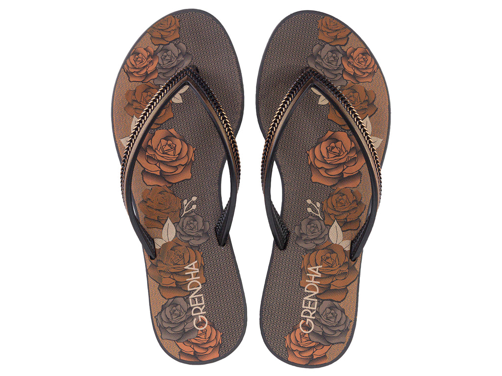 Sandalia Mujer Negro Acai Energy Grendha