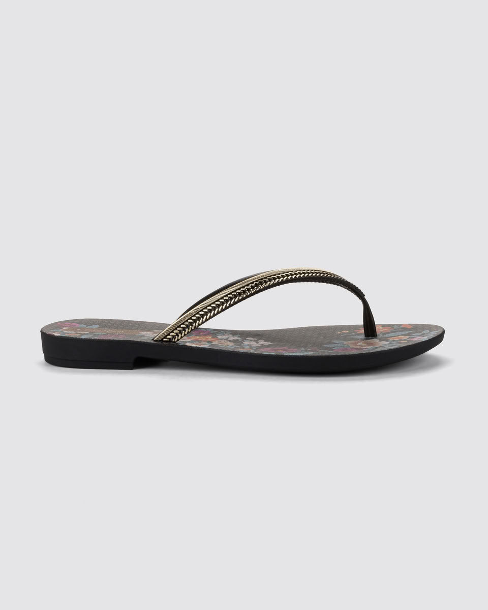 Sandalia Mujer Negro/Oro Acai 87 Grendha
