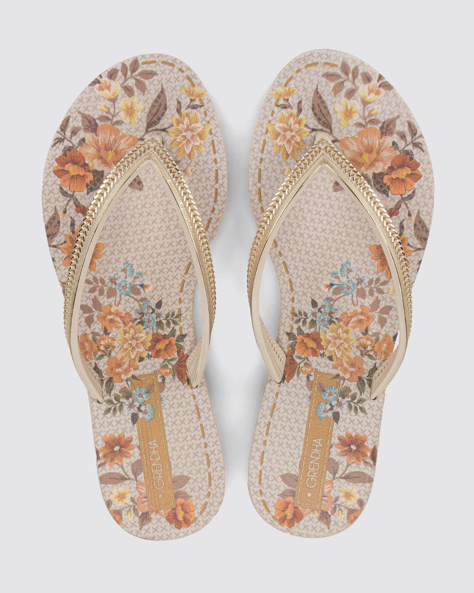 Sandalia Mujer Beige Acai Energy Grendha