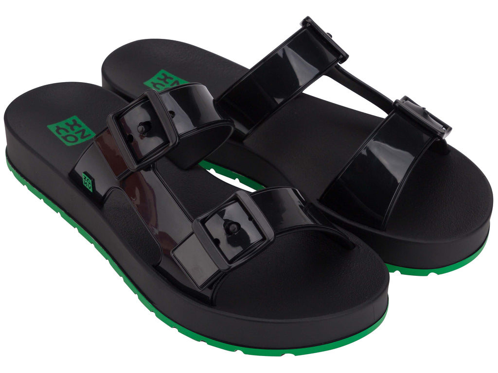 Sandalia Mujer Negro Flash Zaxy