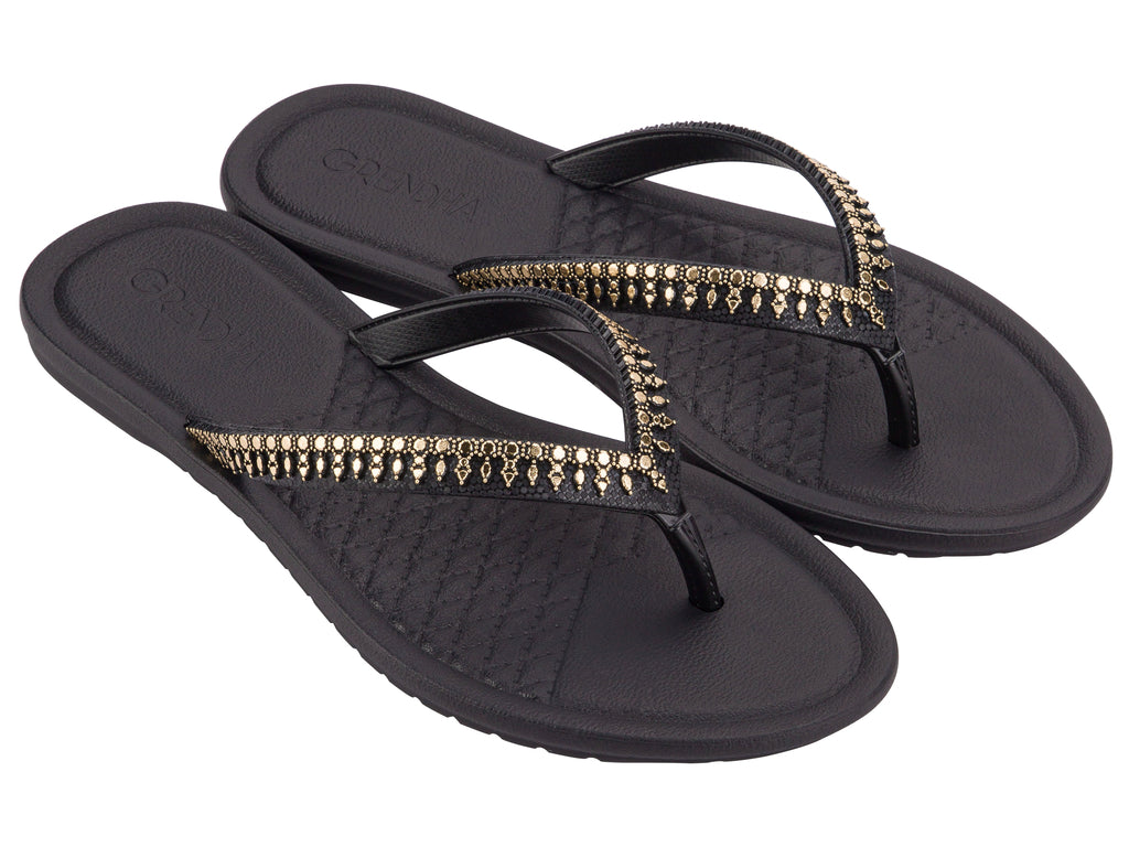 Sandalia Mujer Negro Brilha Grendha