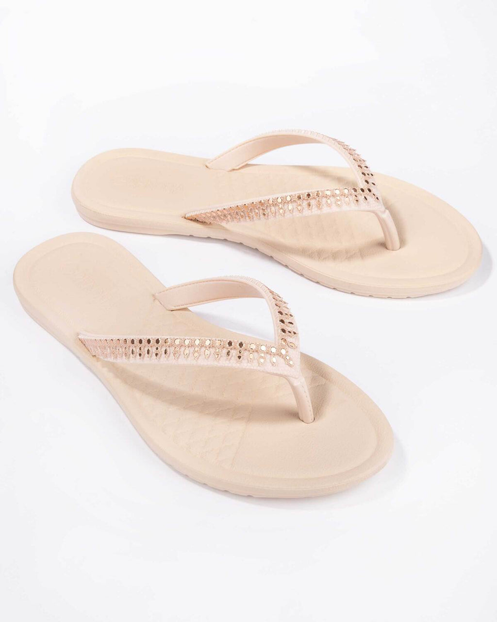 Sandalia Mujer Hueso 18863 Grendha