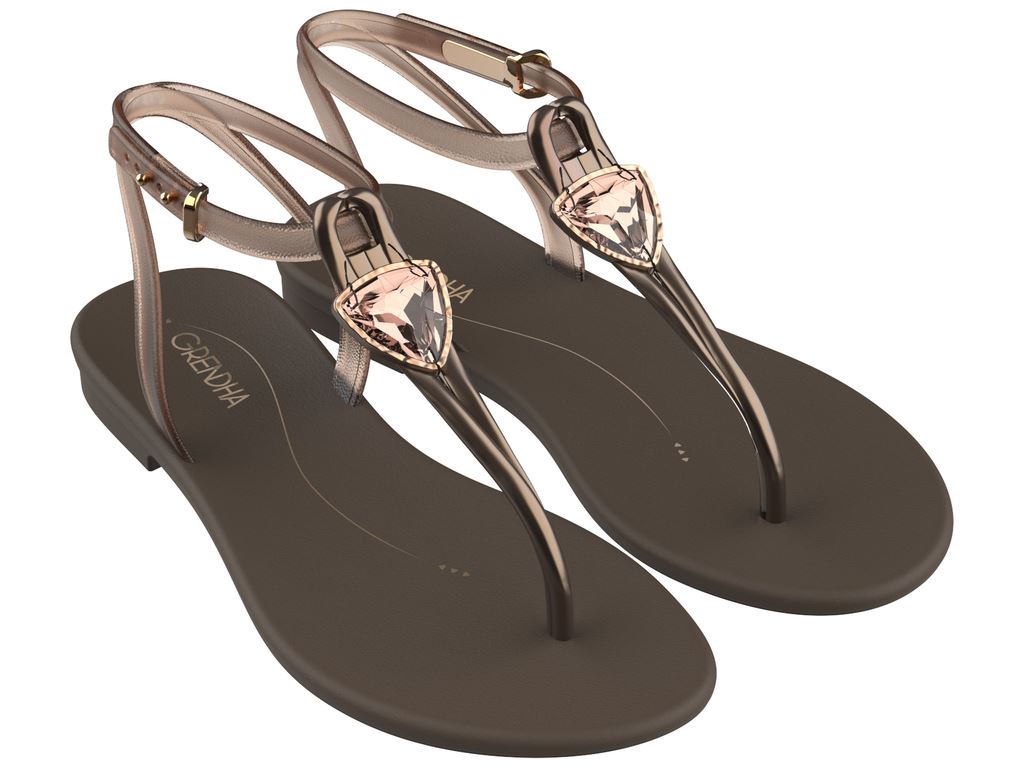 Sandalia Mujer Café Luar 2 Grendha