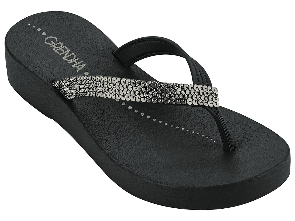 Sandalia Mujer Negro Comfort Grendha
