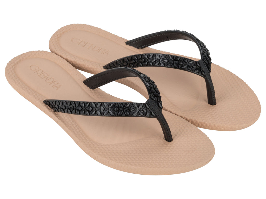 Sandalia Mujer Negro/Beige  Every Day Grendha