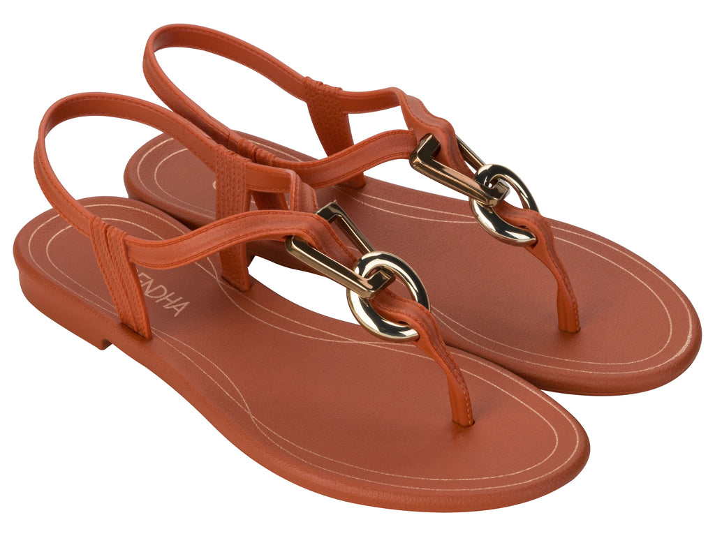 Sandalia Mujer Marrón Exuberante Grendha