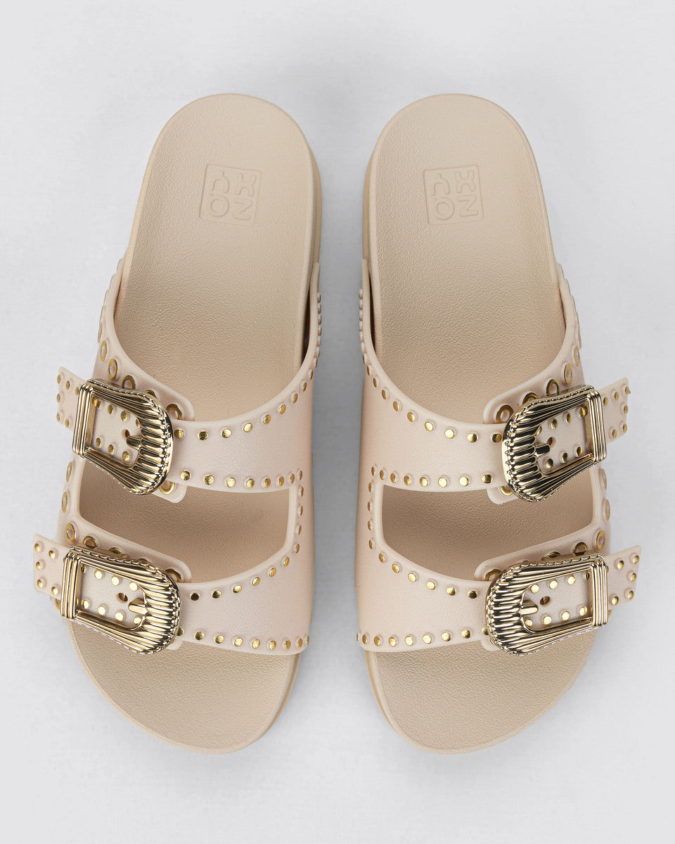 Sandalia Mujer Hueso Hold Ad Zaxy