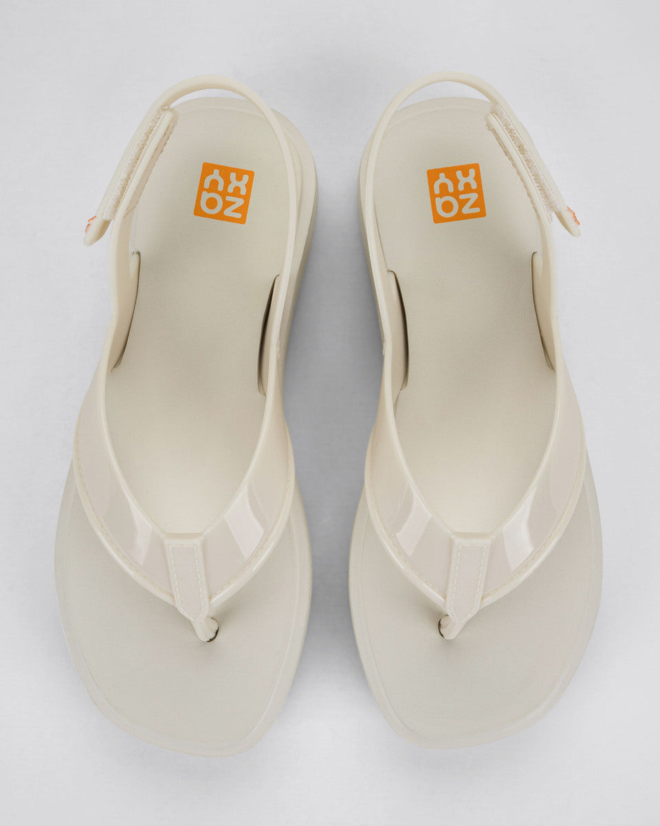 Sandalia Mujer Hueso Blink Zaxy