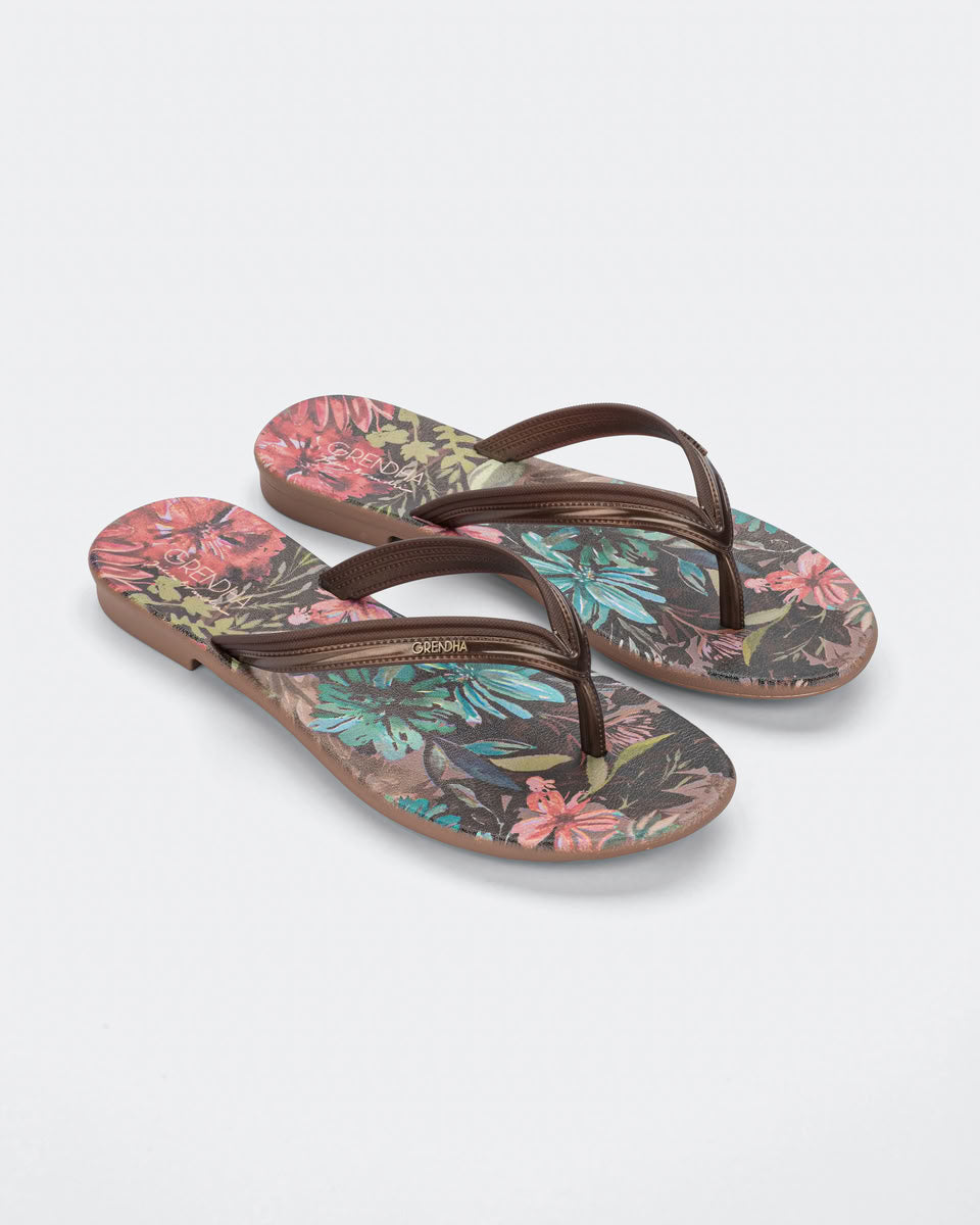 Sandalia Mujer Bronce Exotica Grendha