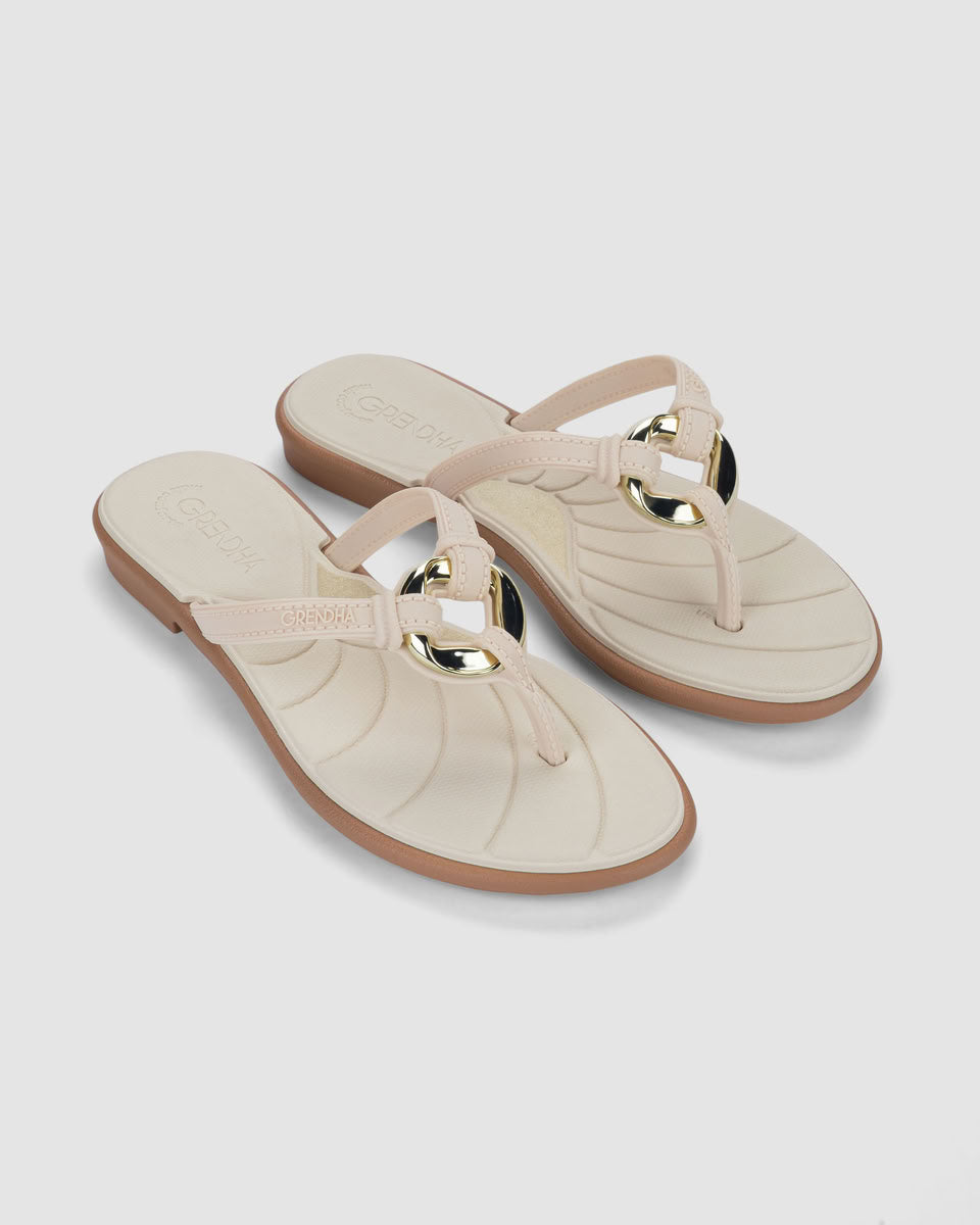 Sandalia Mujer Hueso Mais Confort Grendha