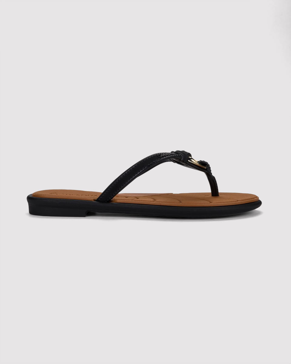 Sandalia Mujer Negro Mais Confort Grendha