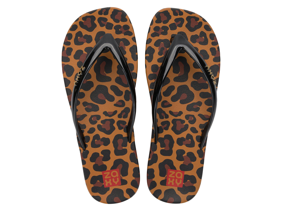 Sandalia Mujer Negro/Print Estampa Zaxy