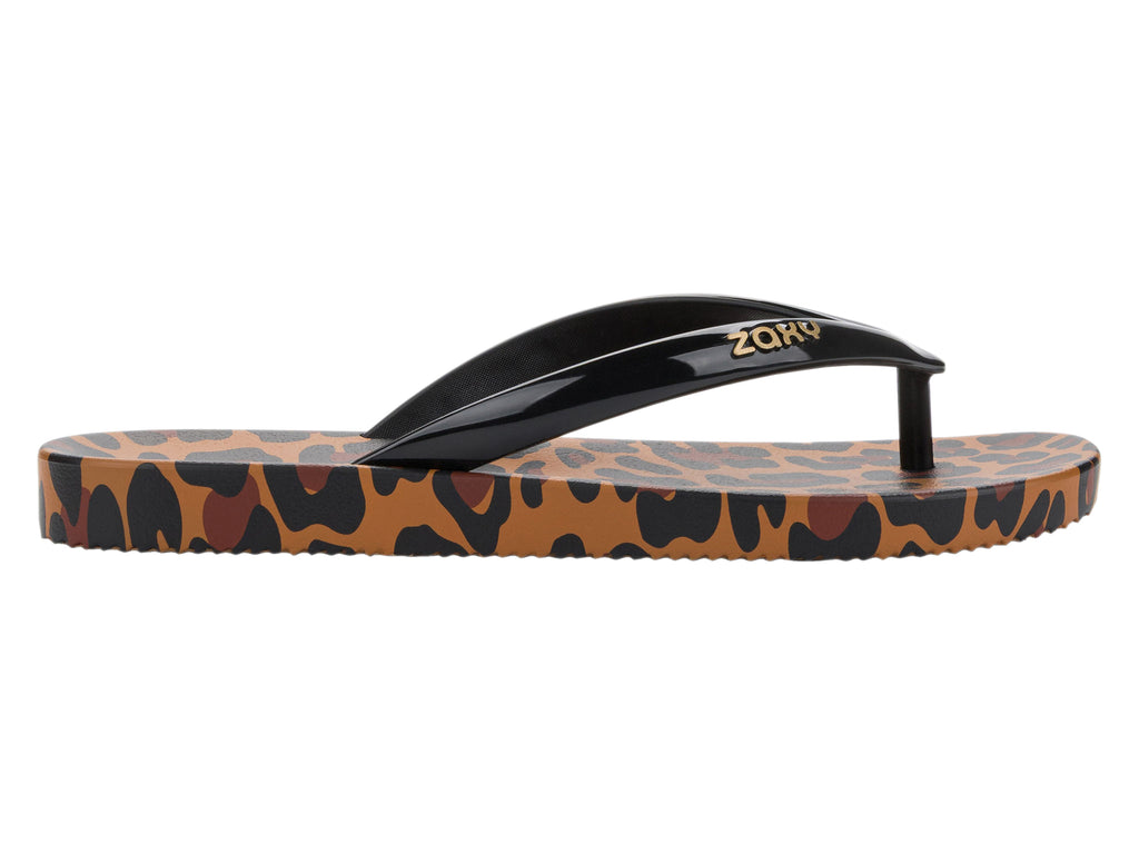 Sandalia Mujer Negro/Print Estampa Zaxy