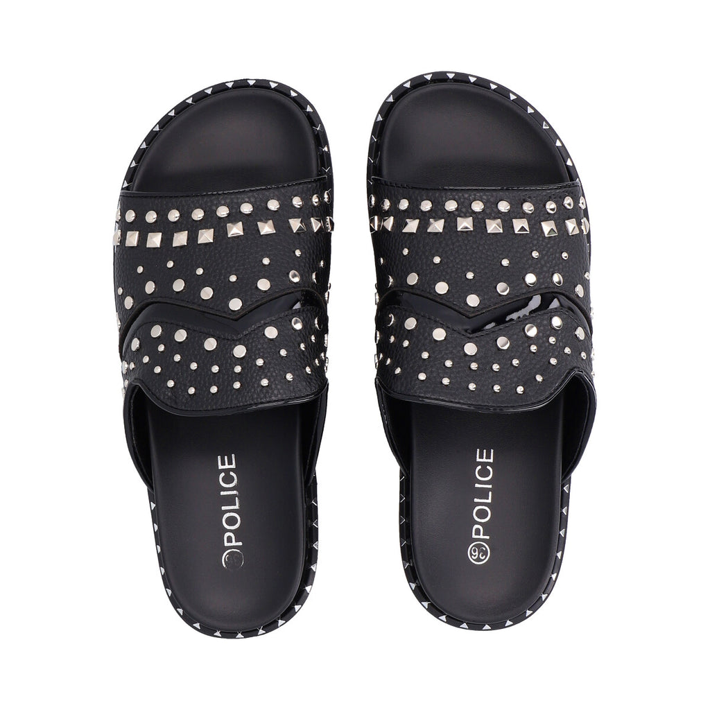 Sandalia Mujer Negro Lari Police