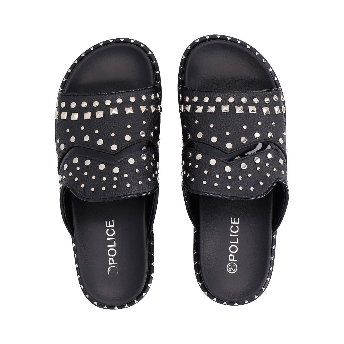 Sandalia Mujer Negro Lari Police