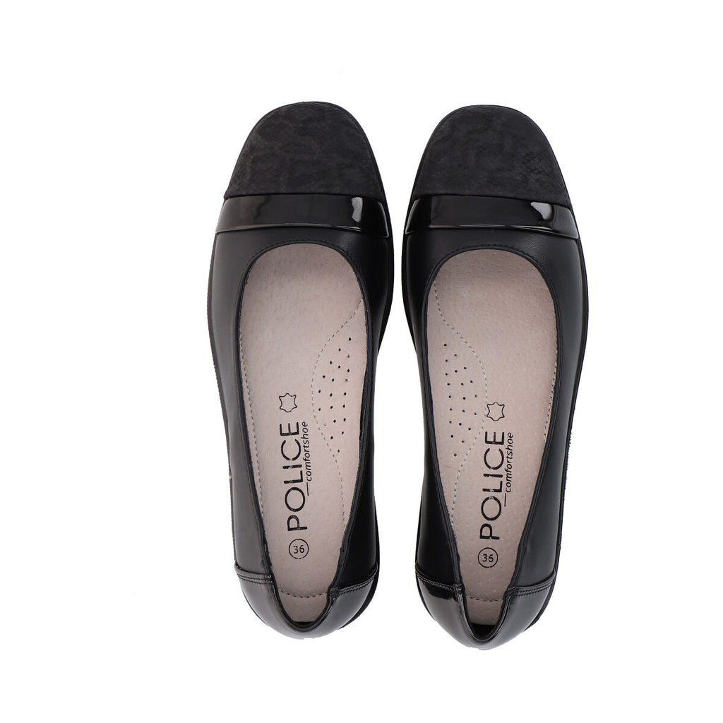 Zapato Mujer Negro Lipa Police