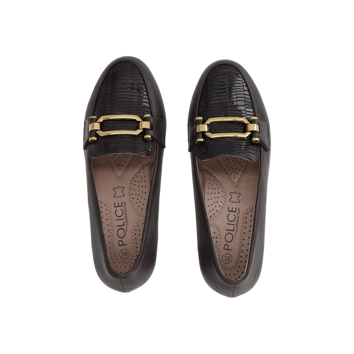 Zapato Mujer Chocolate Kris Police