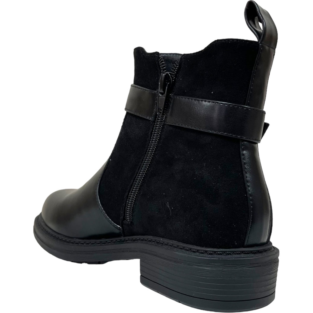 Botin Casual Mujer Negro Santander Detogni