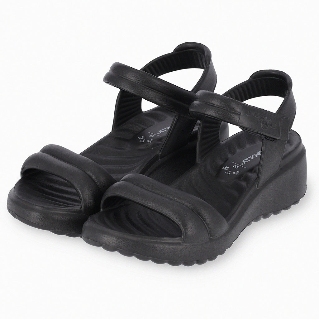 Sandalia Mujer 83 Marshmallow Negro Piccadilly