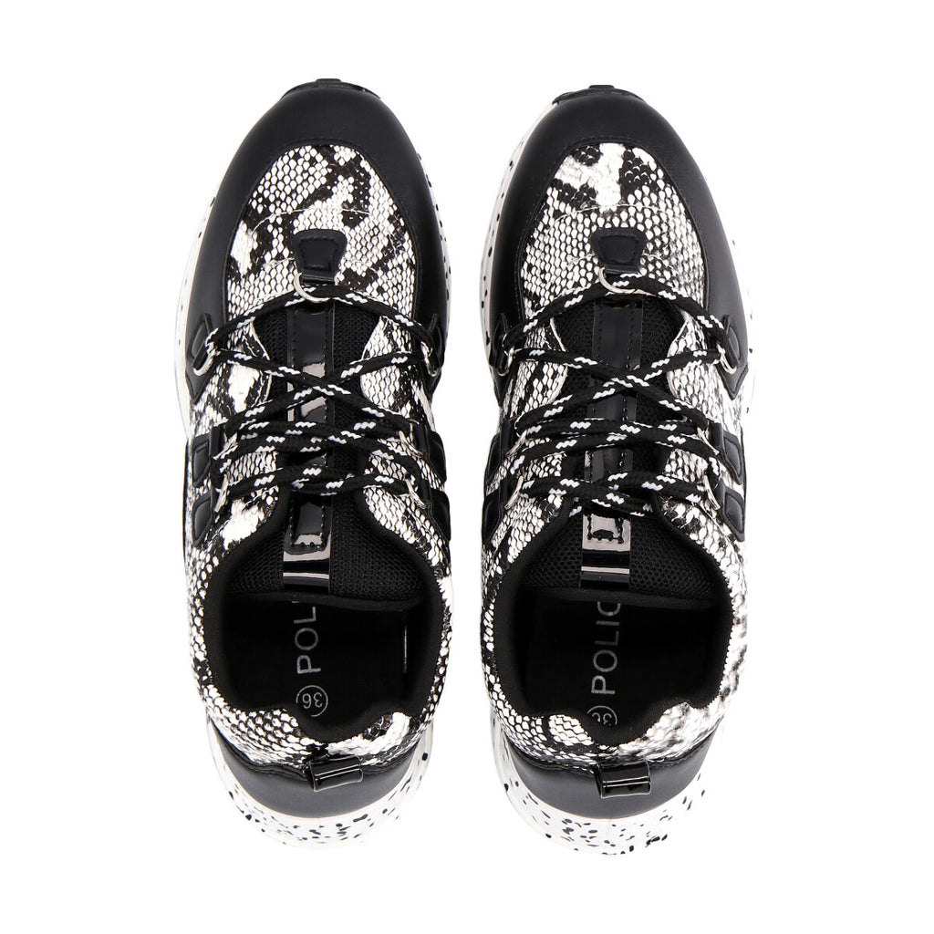 Zapatilla Urbana Mujer Negro Rock 37 Police