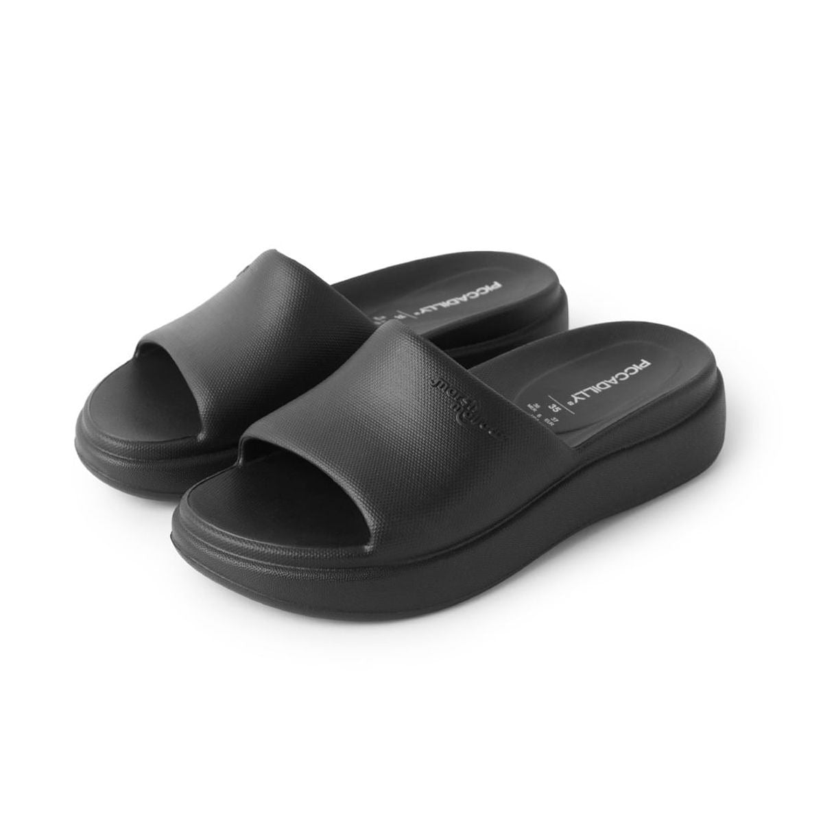 Sandalia Mujer Negro Marshmallow 789 Piccadilly