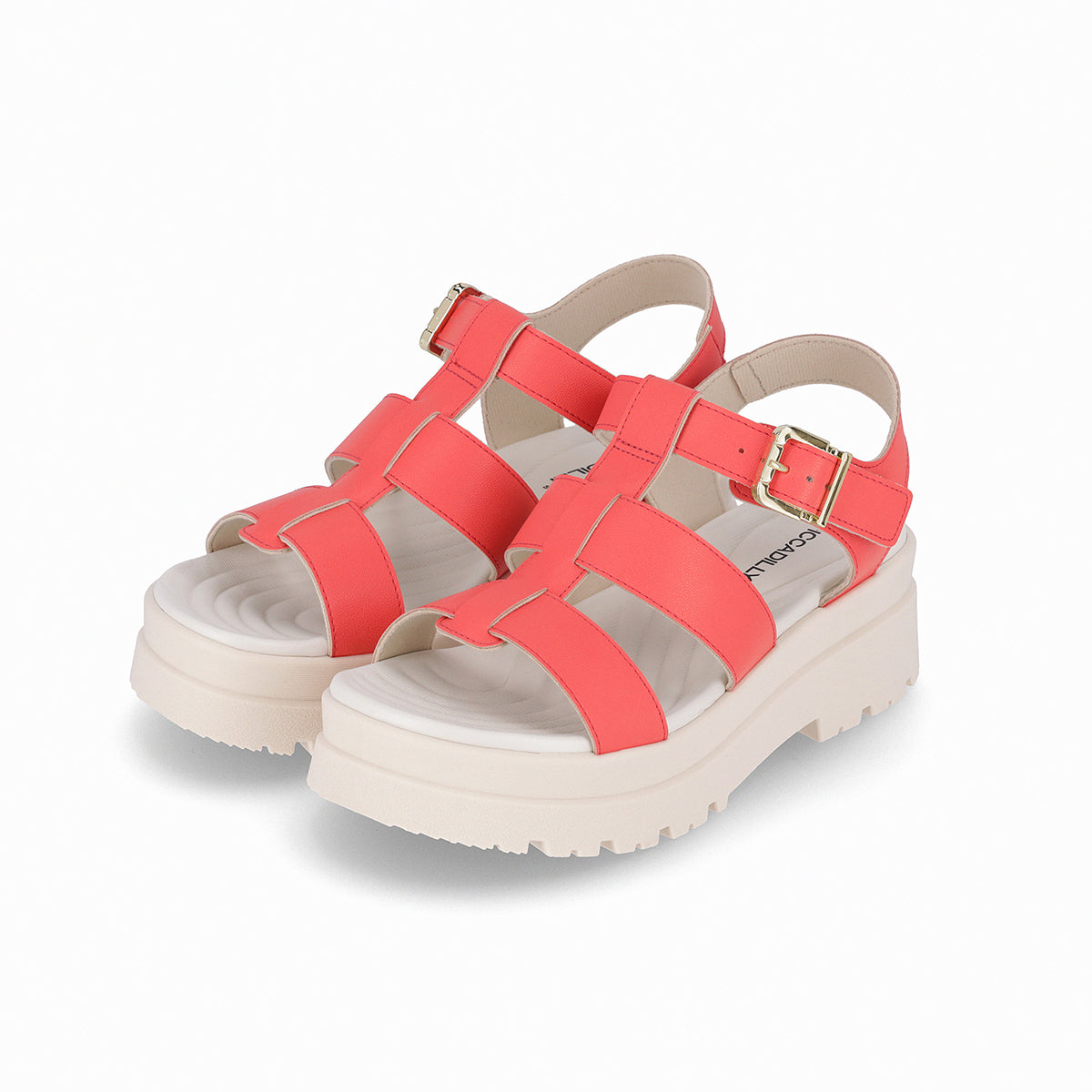 Sandalia Mujer Naranja Cláudia Piccadilly