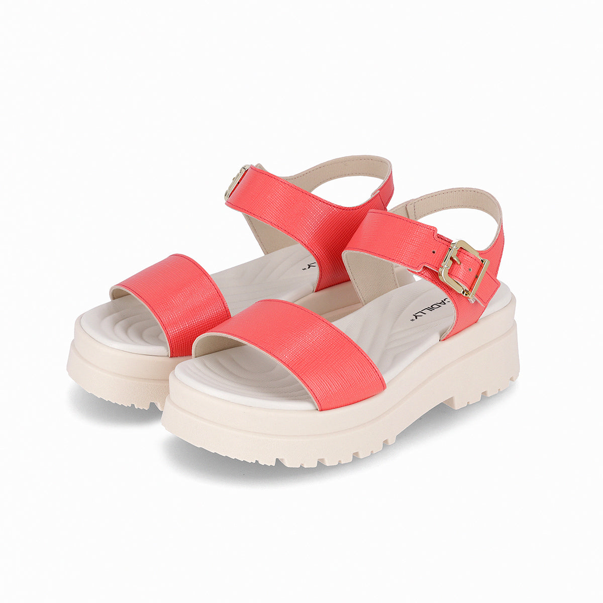 Sandalia Mujer Naranja Claudia Piccadilly