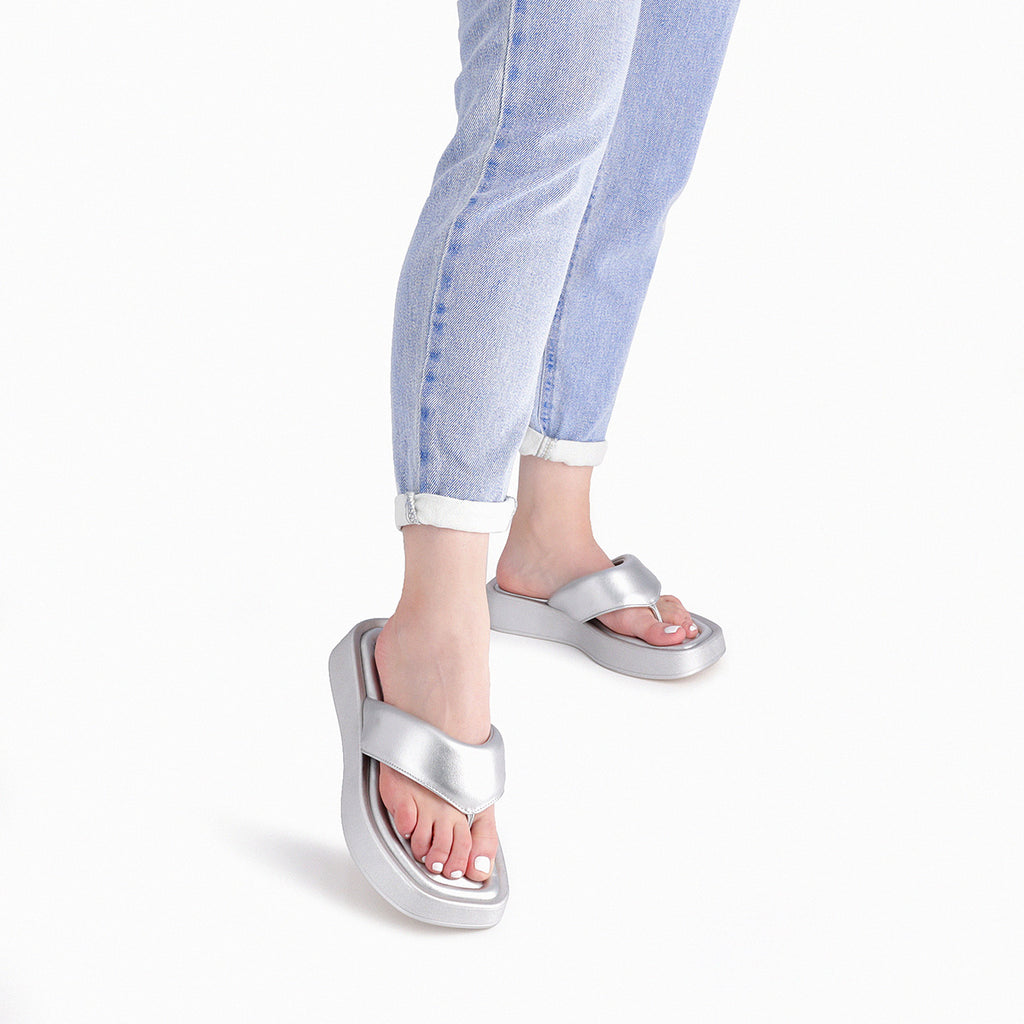 Sandalia Mujer Plata Cristiani Piccadilly