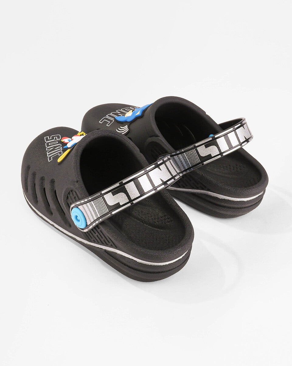 Sandalia Infantil Negro/Azul Sonic Speed Ipanema