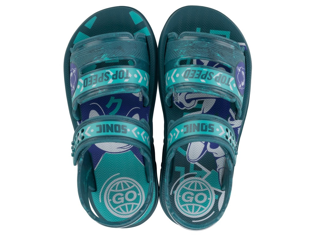 Sandalia Niño Verde/Azul Sonic Ipanema