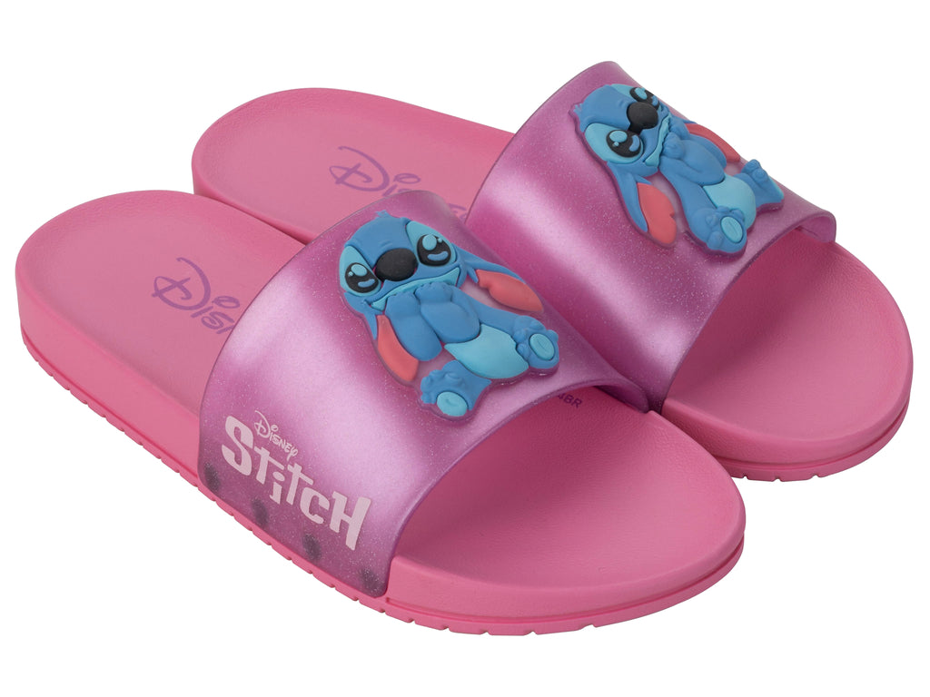Sandalia Infantil Rosa Stich Disney Ipanema