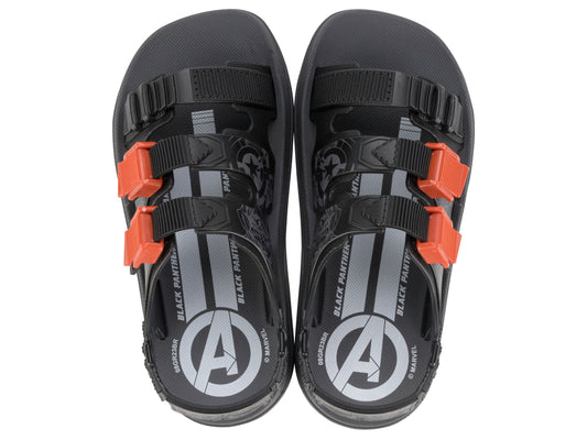 Sandalia Niño Gris/Negro Marvel Ipanema