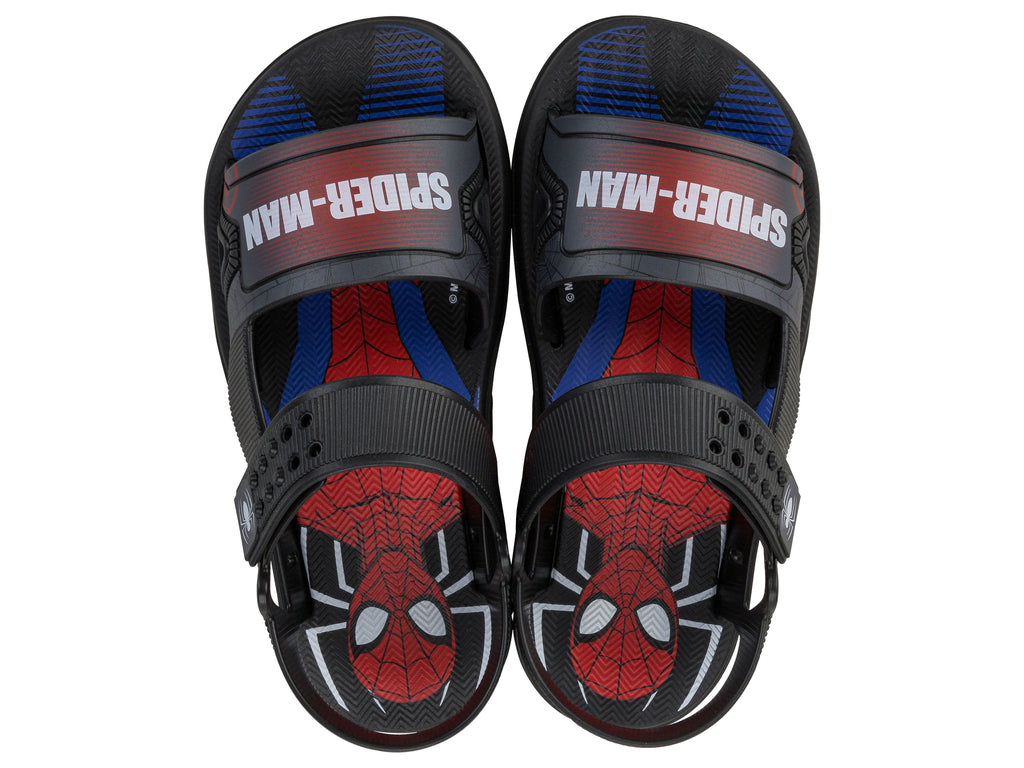 Sandalia Infantil Azul/Rojo Marvel Spiderman Ipanema